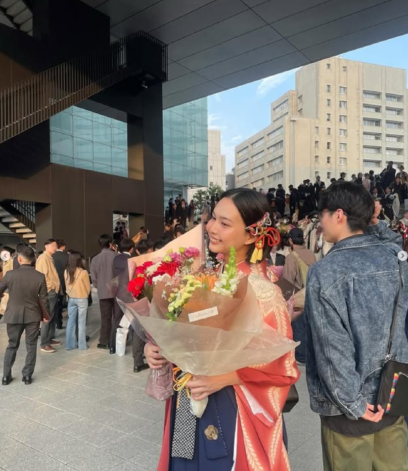 白河れい大学卒業式