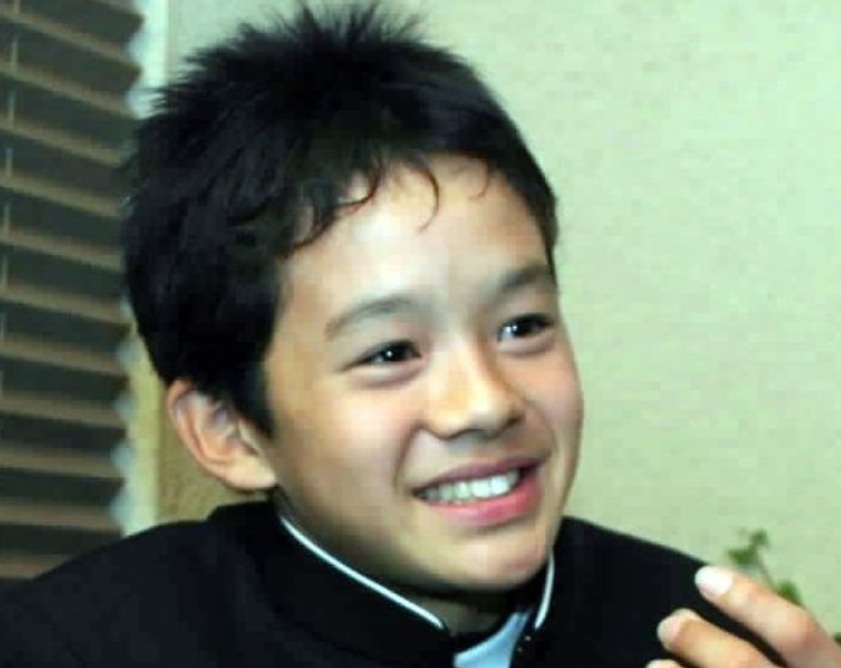 池松壮亮の中学校時代（2004年）