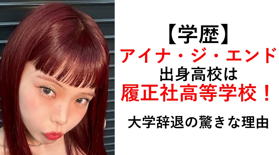 アイナジエンドの学歴