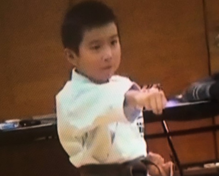 奥平大兼（空手・幼少期）